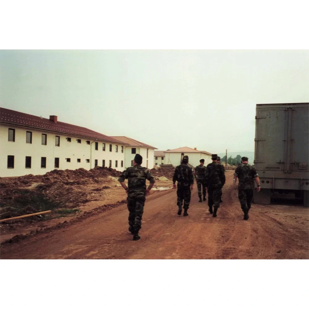 Vintage 1999 Kosovo NATO Base Construction Barracks Photo Lot of 4 - Picture 4 of 4